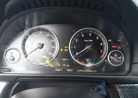 2013 BMW 550I xDrive из США, поврежденный, VIN WBAFU9C57DDY71046